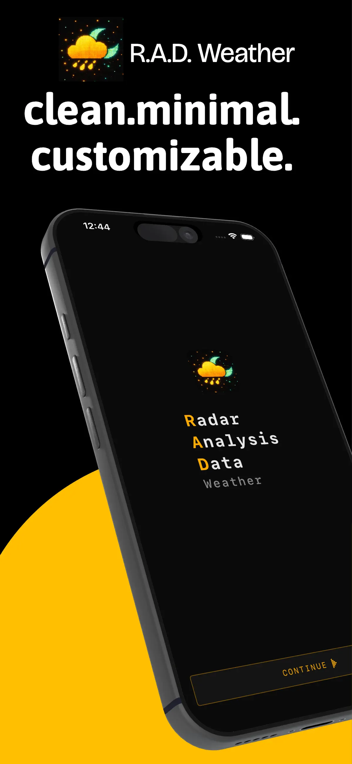 RAD Weather App Store screen 1