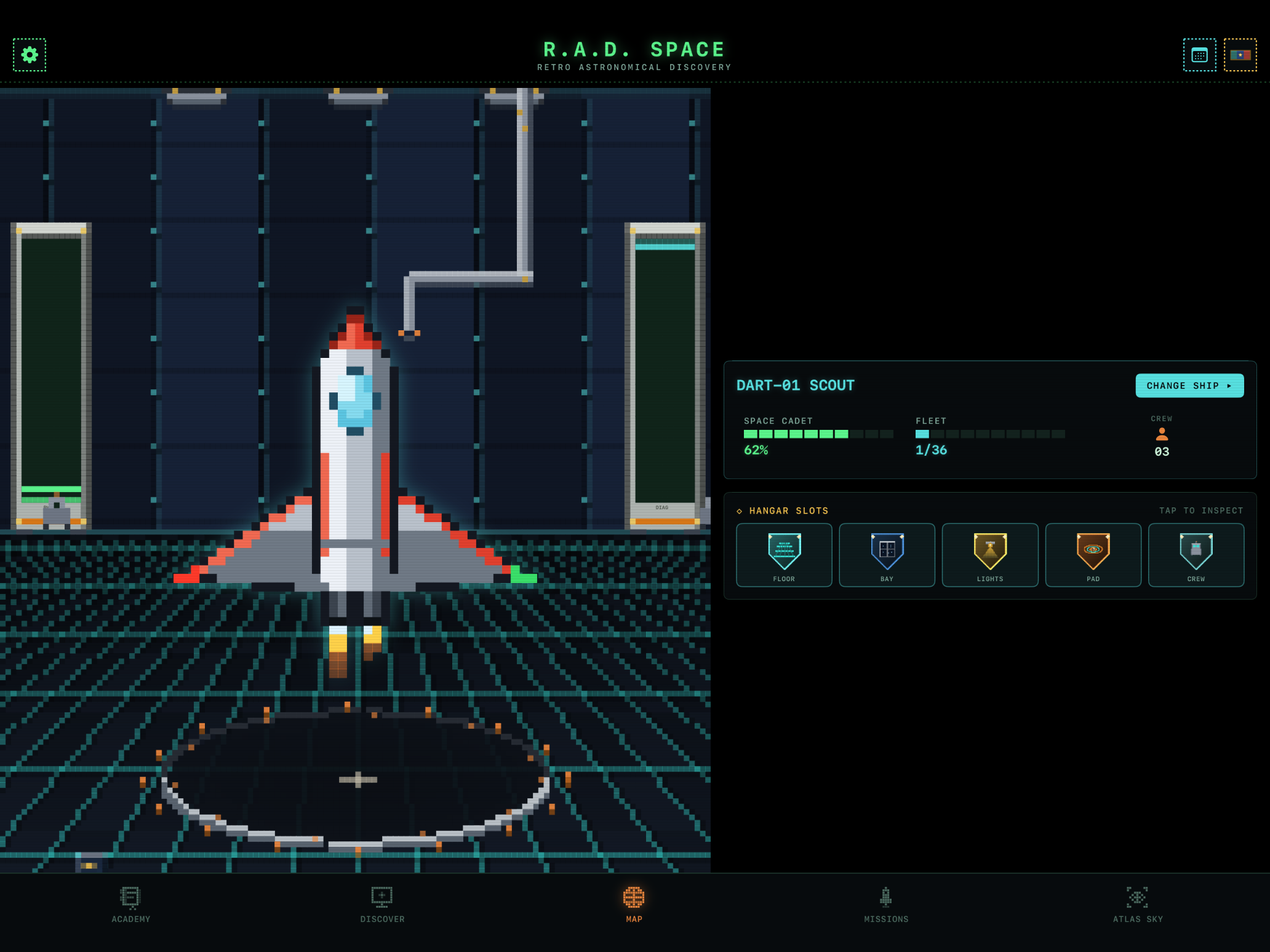 RAD Space spacecraft hangar